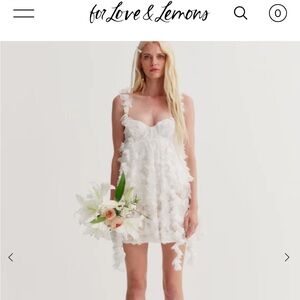 For Love & Lemons Bellatrix Mini Dress (XS)